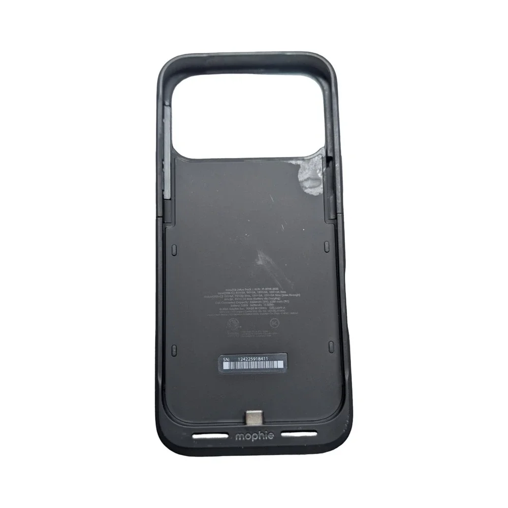 Nn1-Px Mophie Juice Pack Battery Case for Apple iPhone 17 Pro Max - Black ⬇️